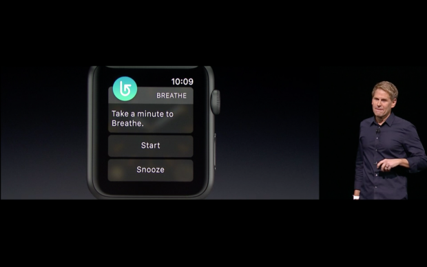 Apple zeigt WatchOS 3. (Screenshot: Golem.de)